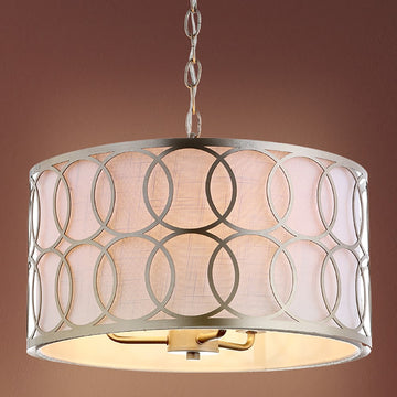 Loop 16" Metal LED Pendant - JONATHAN Y